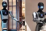 Khách sạn ở Trung Quốc dùng robot hình người làm lễ tân, dọn phòng