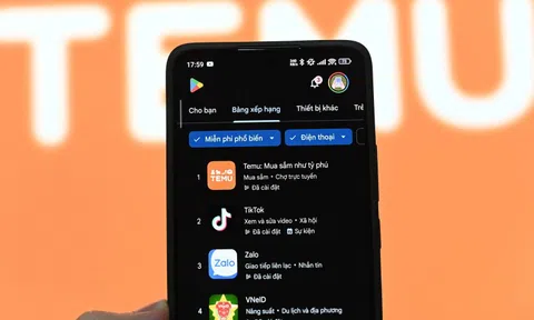 Temu được tải nhiều nhất Việt Nam