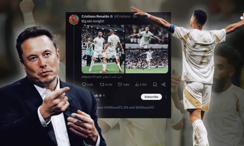 Ronaldo thể hiện sự tinh tế khi nhận được lời chúc từ tỷ phú Elon Musk