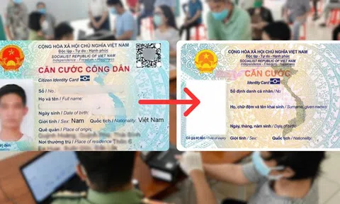 Sáp nhập xã, phường: Công dân có bắt buộc phải làm lại thẻ Căn cước mới không?