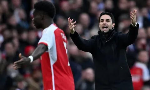 HLV Arteta tiết lộ kế hoạch của Arsenal sau chấn thương của Saka