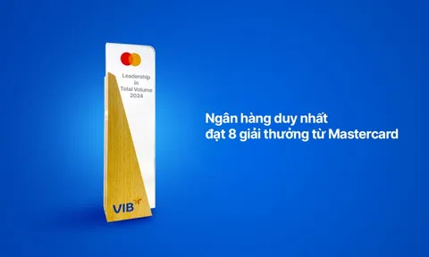 VIB là ngân hàng số 1 về chi tiêu thẻ Mastercard trong năm 2024