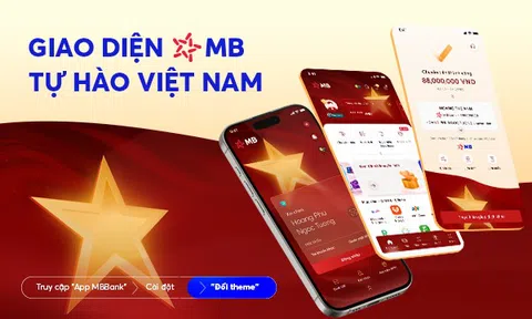 MB “gây sốt” với giao diện App mừng chiến thắng ĐT Việt Nam