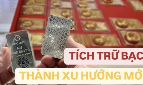 Giá vàng lập đỉnh, nhiều người chuyển hướng tích trữ bạc miếng