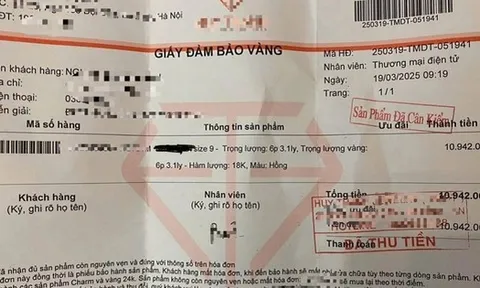 Từ vụ mua nhẫn vàng online tưởng 0,9 chỉ nhưng nhận 0,6 chỉ, luật sư khuyến cáo gì?