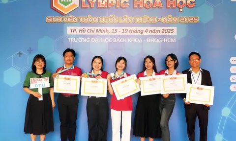 Sinh viên ĐH Duy Tân giành các giải thưởng cao nhất tại Olympic Hóa học Toàn quốc 2025