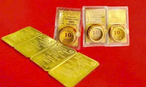Giá vàng đồng loạt giảm