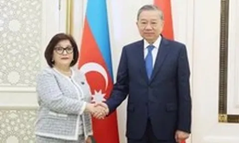 Tổng Bí thư Tô Lâm gặp lãnh đạo cấp cao Azerbaijan