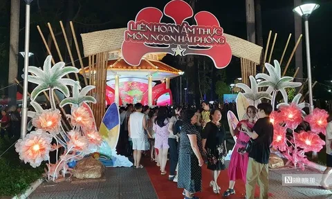 25 gian hàng tham gia Liên hoan ẩm thực món ngon Hải Phòng