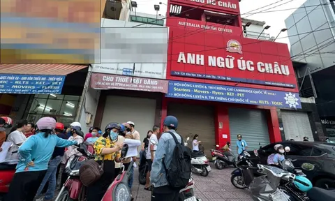 Trung tâm Anh ngữ đột ngột đóng cửa, hàng trăm phụ huynh điêu đứng