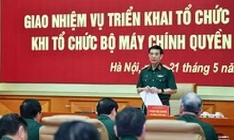 Bộ Quốc phòng giao nhiệm vụ triển khai tổ chức quân sự địa phương