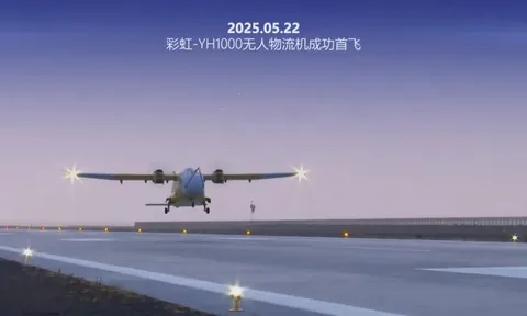 Trung Quốc ra mắt máy bay không người lái chở hàng cực khủng: Bay 1.500km, chở hơn 1 tấn, được ví như “xe bán tải trên không”