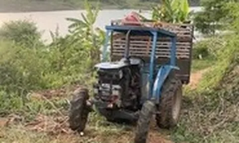 Bé trai 6 tuổi theo cha đi rẫy nhổ mì, thiệt mạng do ngã xe cày