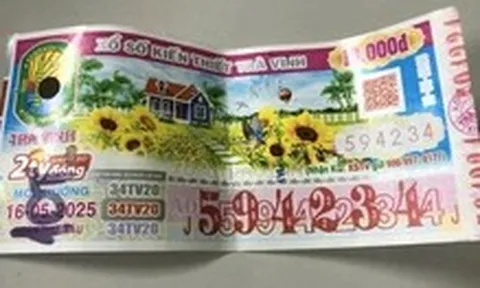 Chủ đại lý ở quận 10 bị lừa đổi vé số giả trúng thưởng giải ba