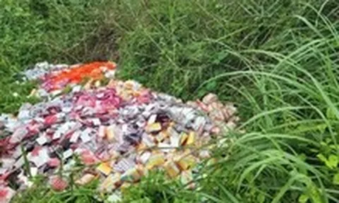 Xác định 5 bãi thuốc, thực phẩm chức năng bị đổ trộm ở Bình Chánh