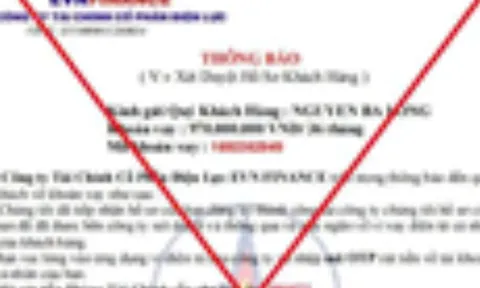 Cảnh giác thủ đoạn lừa đảo dưới vỏ bọc công ty tài chính