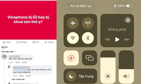 VinaPhone gặp sự cố trên cả nước, người dùng "than trời" vì mất sóng