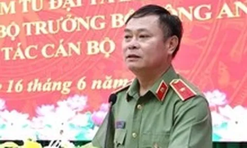 Thăng hàm thiếu tướng cho giám đốc Công an Ninh Thuận, điều động nhận công tác tại Lào
