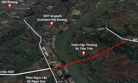 Hải Dương đầu tư hơn 1.200 tỷ xây cầu vượt sông Thái Bình ngay gần dự án của Ecopark, thiết kế với kiến trúc đặc biệt