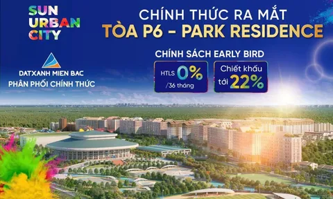 Tiếp nối thành công, tòa mới P6 thuộc Sun Urban City Hà Nam chính thức ra mắt