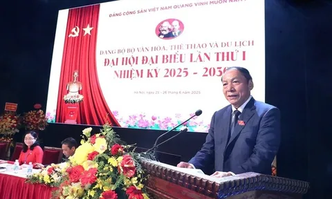 Khai mạc trọng thể Đại hội Đảng bộ Bộ VHTTDL nhiệm kỳ 2025-2030: Sứ mệnh giữ gìn hồn cốt dân tộc, khơi dậy khát vọng phát triển, lan tỏa niềm tin, trí tuệ và bản lĩnh Việt Nam