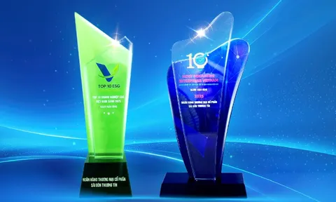 Sacombank đạt 2 giải thưởng VIE 10 và ESG 10 – Khẳng định mục tiêu kinh doanh hiệu quả và phát triển bền vững