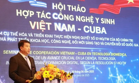 Việt Nam và Cuba thúc đẩy hợp tác công nghệ y sinh điều trị ung thư, đột quỵ