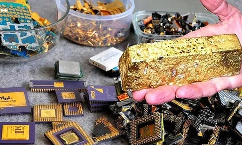 Đây là tài liệu hướng dẫn chiết tách vàng từ điện thoại di động và máy tính cũ, ít độc hại vì chỉ dùng muối và nước tẩy bể bơi, nhưng bạn phải trả hơn 800.000 VNĐ thì mới đọc được nó
