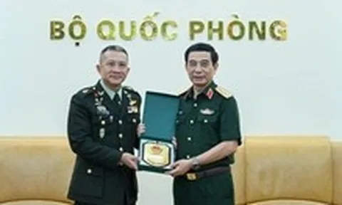 Đại tướng Phan Văn Giang tiếp Tư lệnh Lực lượng Quốc phòng Thái Lan