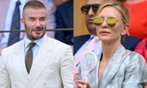 David Beckham, Cate Blanchett vào top sao mặc đẹp tại giải đấu Wimbledon 2025