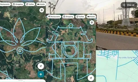 Trào lưu Google Maps: Netizen phát hiện các biểu tượng thú vị trên bản đồ Việt Nam