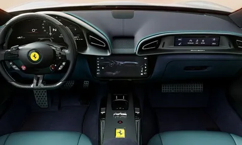 Các hãng đua nhau bỏ hết nút bấm vật lý thì Ferrari làm ngược lại trên siêu xe vừa ra mắt