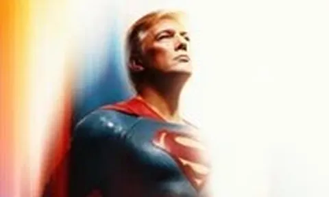 Nhà Trắng chế ảnh ông Trump là Superman, dân mạng: Vậy Elon Musk là Lex Luthor?