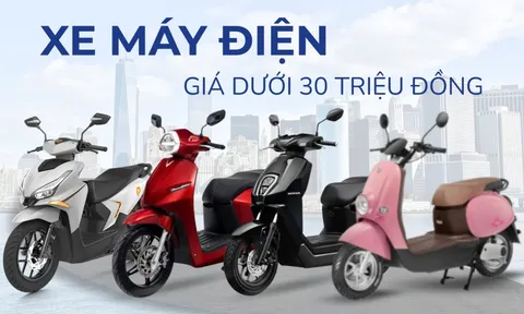 Hà Nội cấm xe máy xăng trong vành đai 1 từ 1/7/2026: dưới 30 triệu đồng, khách Việt có thể mua xe máy điện gì?