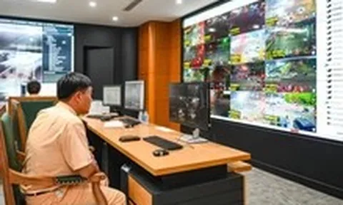 Cận cảnh camera AI tự động phát hiện vi phạm tại Trung tâm chỉ huy của Cục Cảnh sát giao thông