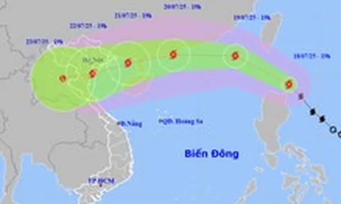 Những thời điểm đáng lưu ý về bão Wipha sau khi vào Biển Đông