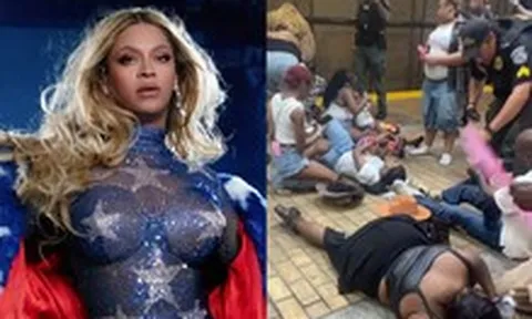 Bé gái la hét vì con gián gây ra hỗn loạn khiến 11 người nhập viện sau concert Beyoncé