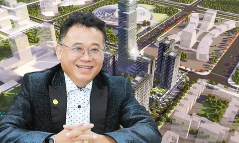 Kinh Bắc của ông Đặng Thành Tâm vừa khởi công dự án có 9 tòa tháp nằm bên bờ sông Cấm, có tòa lên đến 40 tầng cao bậc nhất thành phố Cảng