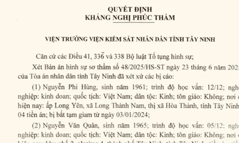 Vụ vận chuyển 234 triệu USD qua biên giới tại Tây Ninh: Hai cấp Viện Kiểm sát cùng kháng nghị tăng hình phạt