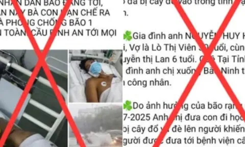Giả mạo bệnh viện đa khoa, tung tin nạn nhân mưa bão để lừa tiền từ thiện
