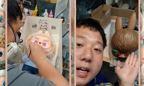 Nở rộ nghề 'bác sĩ' chuyên sửa Labubu