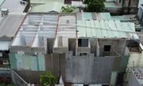 Cận cảnh nhiều nhà xây lụi, nhà không số, số lụi ở phường Thới An