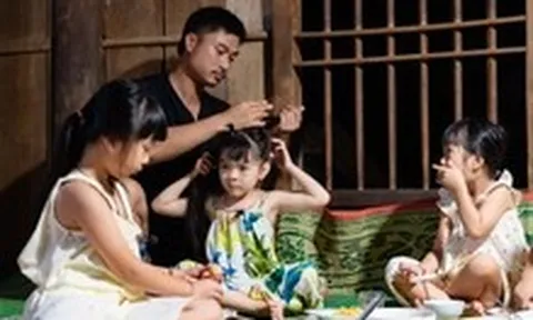 'Giang hồ' Duy Hưng tự nhiên có bốn cô con gái