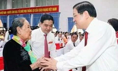 Ông Phan Đình Trạc dự đại hội đại biểu cấp xã đầu tiên ở Đồng Nai sau sáp nhập