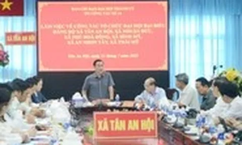 6 xã ở huyện Củ Chi cũ sẵn sàng tổ chức đại hội đảng bộ đầu tiên