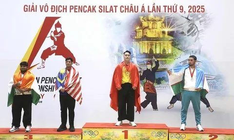 Lê Văn Toàn giành huy chương vàng Pencak Silat châu Á lần thứ 5 trong sự nghiệp