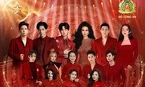 Anh Tú, Võ Hạ Trâm hát cùng các 'ngôi sao' sắc phục công an
