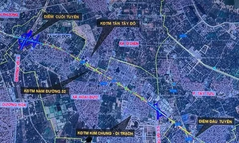 Hà Nội: Công bố phương án tuyến, vị trí công trình xây dựng tuyến đường 32