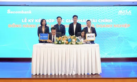 Sacombank hợp tác cùng MISA cung cấp giải pháp tài chính toàn diện cho cá nhân kinh doanh, hộ kinh doanh và doanh nghiệp