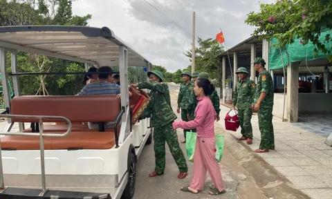 Gần 400 quân dân tại đảo Cồn Cỏ đã vào hầm trú ẩn tránh bão số 5